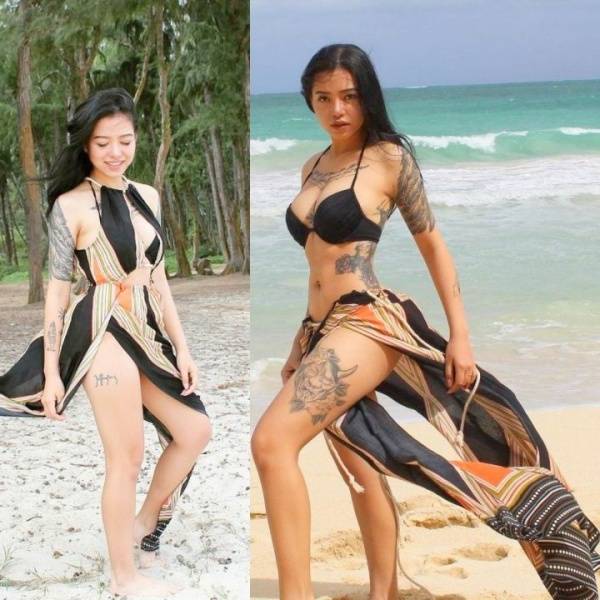Bella Poarch Hot Beach Bikini Set Leaked - Britain - Usa on dochick.com