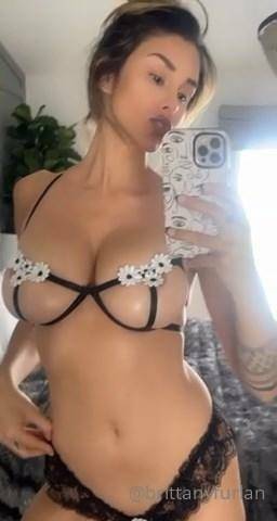 Brittany Furlan Lingerie Selfie Mirror Onlyfans Video Leaked - Usa on dochick.com
