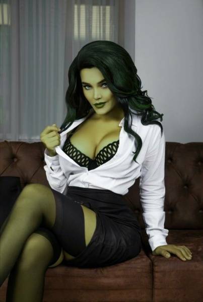 Kalinka Fox Nude She-Hulk Cosplay Patreon Set Leaked - Russia on dochick.com