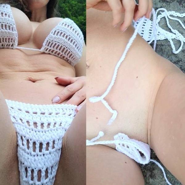 Abby Opel Nude White Knitted Bikini Onlyfans Video Leaked - Usa on dochick.com