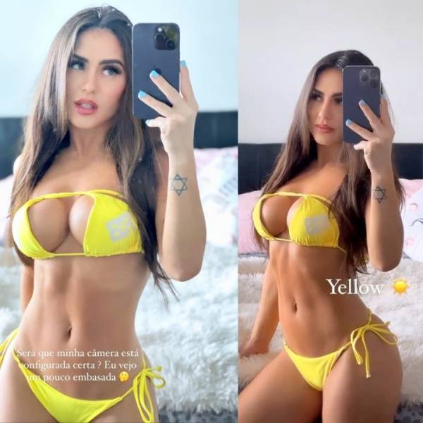 Giovanna Eburneo Hot Bikini Selfie Dance Video Leaked - Brazil on dochick.com