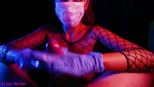 Slutty nurse stroking dick in gloves xxx free porn videos on dochick.com
