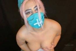 Masked ASMR Naughty Nurse Covid-19 Video on dochick.com