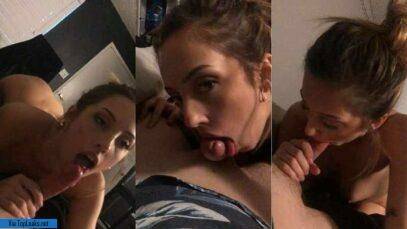 Sexy TikTok girl Karli Mergenthaler Blowjob POV porn video on dochick.com
