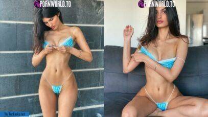 Yael Cohen Aris Covid Mask sexy Bikini onlyfans leaked nudes on dochick.com