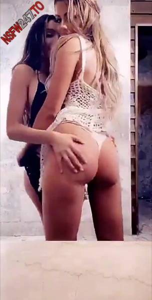 Juli Annee tease with sexy friend snapchat premium xxx porn videos on dochick.com