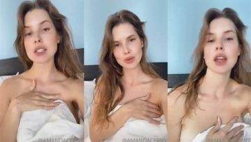 Amanda Cerny Nude Morning Teasing Video Leaked on dochick.com