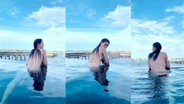 Amanda Cerny Nude Swimming Video Leaked on dochick.com