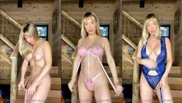 Sara Underwood Nude Lingerie Try On Video Leaked on dochick.com