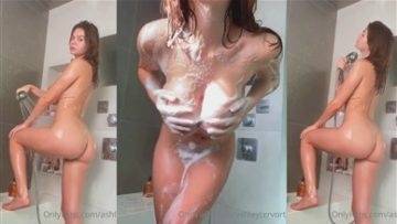 Ashley Tervort Leaked Nude Shower Nipple Show Porn Video on dochick.com