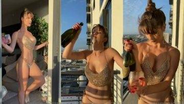 Amanda Cerny Leaked Nude New year Celebration Video on dochick.com