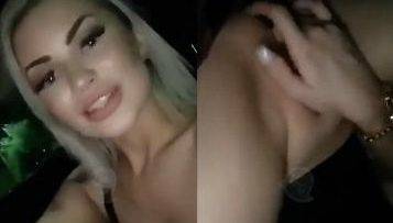 LaynaBoo Nude Masturbating In Car Private Snapchat Video on dochick.com