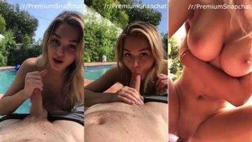 Heidi Grey Snapchat Fucking By the Pool Leaked Video on dochick.com