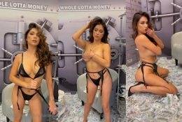 Arianny Celeste Nude Black Lingerie Tease Video Leaked on dochick.com