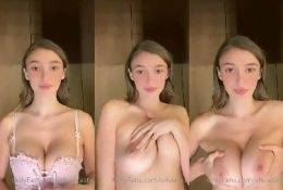 Olivia Casta Topless Big Tits Tease Video Leaked on dochick.com