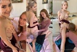 Eva Elfie Nude Lesbian Sex Video Leaked on dochick.com