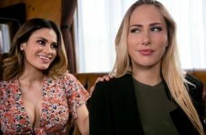 Carter Cruise and Vanessa Veracruz have lesbian sex during a home invasion on dochick.com