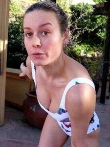 Tiktok Porn Brie Larson in a swimsuit in her new video on dochick.com
