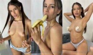 Onlyfans Britney Mazo Nude BananaC292s and Cream Video Leaked on dochick.com