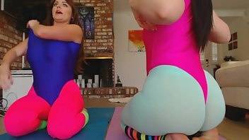 Sophie Dee yoga time with friend - OnlyFans free porn on dochick.com