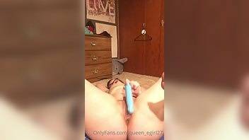 Queen_egirl27 tied my feet together and fucked myself xxx onlyfans porn videos on dochick.com