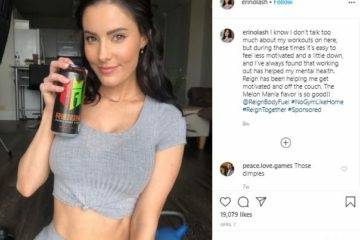 Erin Olash Nude Video Tease Big Tits Youtuber Leaked on dochick.com