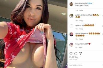 Rainey James Nude Public Car Blowjob Video on dochick.com