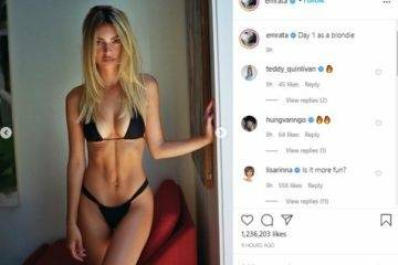 Emily Ratajkowski Nude BTS Video Celeb Model New on dochick.com