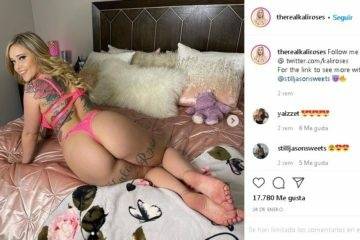 Kali Roses Teasing OnlyFans Instagram Leaked Videos on dochick.com
