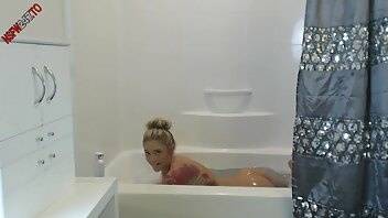 Kali Roses having fun in bathtub at my bathing time onlyfans porn videos on dochick.com