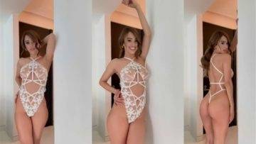 Yanet Garcia Nude See Through Lingerie Video Leaked on dochick.com
