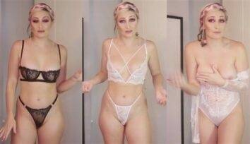Holly Wolf Nude Lingerie Try On Haul Video Leaked on dochick.com