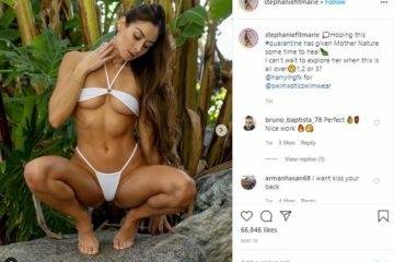 Stephaniefitmarie Nude Video Tease Onlyfans Fitness on dochick.com