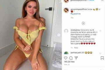 Genesis Lopez Full Nude Cam Show Instagram Model on dochick.com