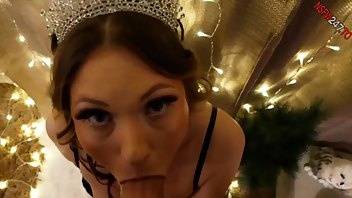 Anna Blossom POV blowjob and facial onlyfans porn videos on dochick.com