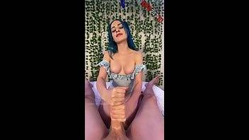 Jewelz Blu sucks dick in one-piece underwear with cumshot on her tits onlyfans porn videos on dochick.com