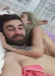 Turkish couple cuddling naked after sex - Turkey on dochick.com