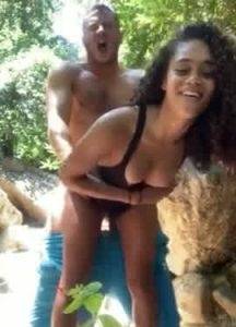 Exotic girl fucked in a outdoors on dochick.com