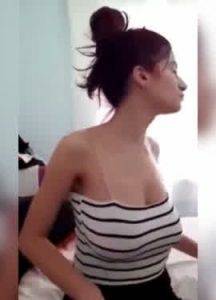 Turkish girl with huge tits wets her shirt - Turkey on dochick.com