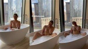 Courtney Tailor Nude Masturbating in Bathtub Porn Video Leaked Mega on dochick.com