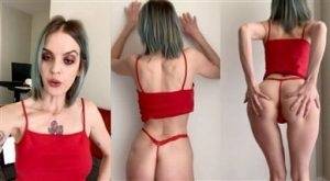 Leak Tiktok Porn Phoebe Yvette Youtuber Red Thong Nude Video Leaked on dochick.com