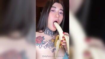 Yoursuccub leaked Banana Sucking Onlyfans XXX Videos on dochick.com