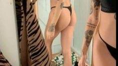 Sasha Swan Masturbating in a Changing room Nude Porn Video Delphine on dochick.com