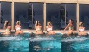 Carolina Samani Nude Ass Twerking in Pool Video Leaked on dochick.com