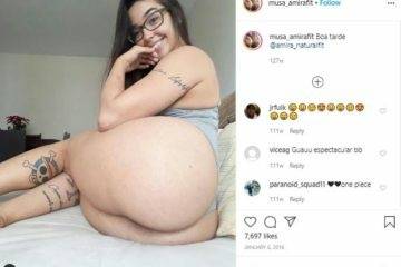 Amira Daher Nude Twerk Instagram Fitness Model Video Leaked on dochick.com