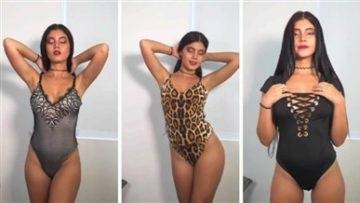Marta María Santos Lingerie Try-On Nude Video on dochick.com