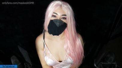 Masked ASMR Val Day Try on Haul on dochick.com