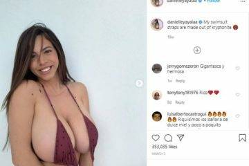 Danielley Ayala Nude Video HUGE Tits Snapchat on dochick.com