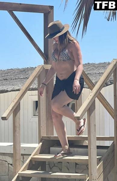 Natasha Hamilton Looks Hot in a Bikini While on Holiday in Marbella on dochick.com