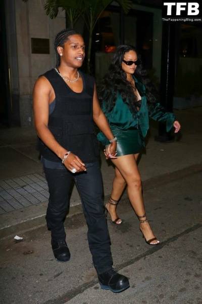 Rihanna & ASAP Rocky Enjoy a Date Night at the Ned Hotel on dochick.com